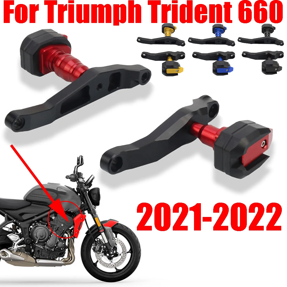 

Аксессуары для Triumph Trident 660 Trident660 2021 2022, защитная обтекатель рамы двигателя, Противоударная накладка, детали для защиты от падения