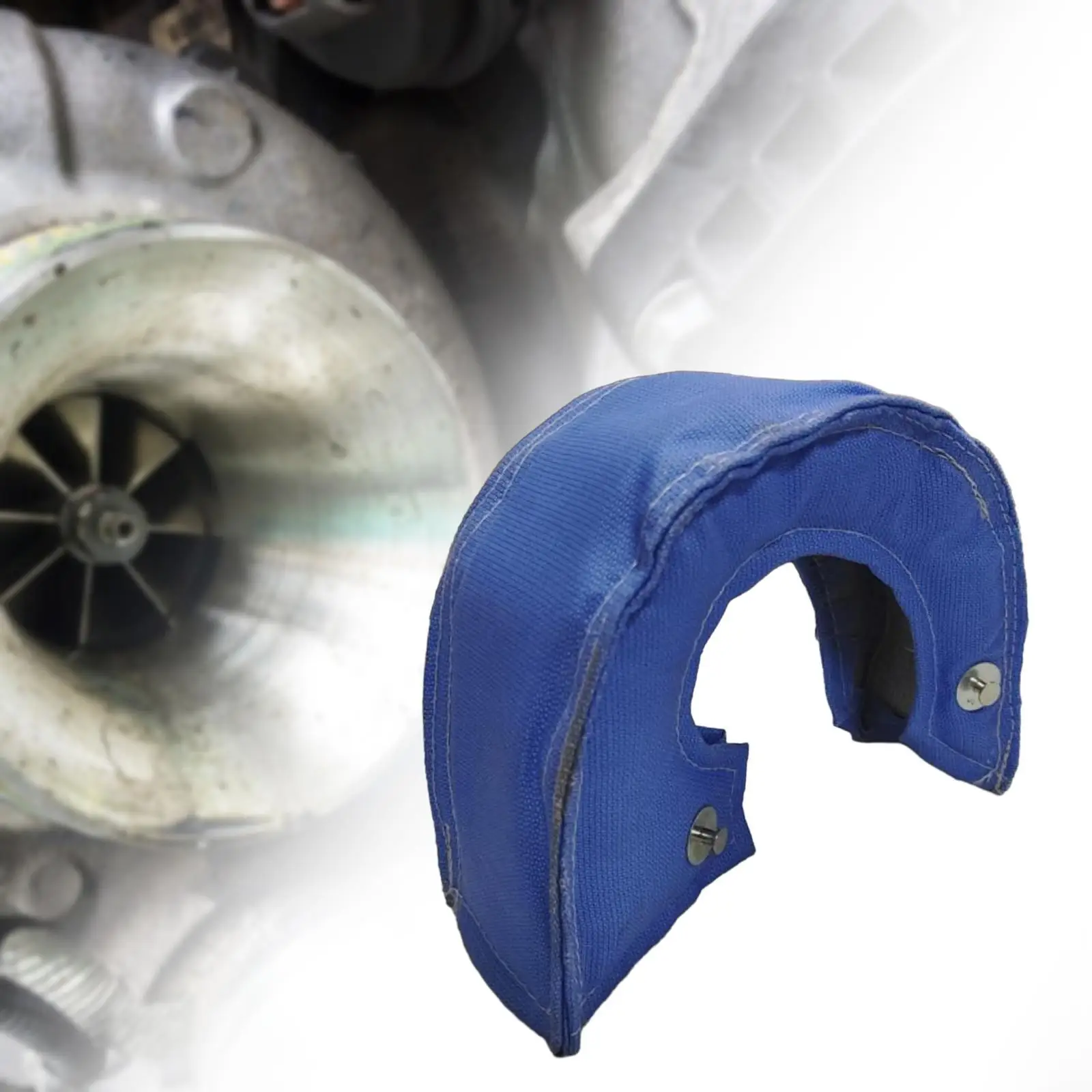 Turbocharger Heat Shield Cover Blue Solidne części naprawcze Łatwa instalacja Ciepło