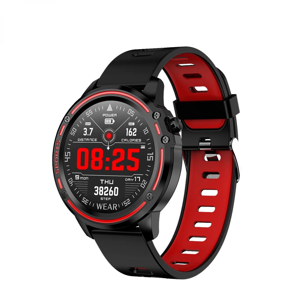 

L8 Smart Watch Men Sports Smartwatch ECG Fitness Tracker Heart Rate Blood Pressure Monitoring IP68 Waterproof PK L5 L9 Genuine