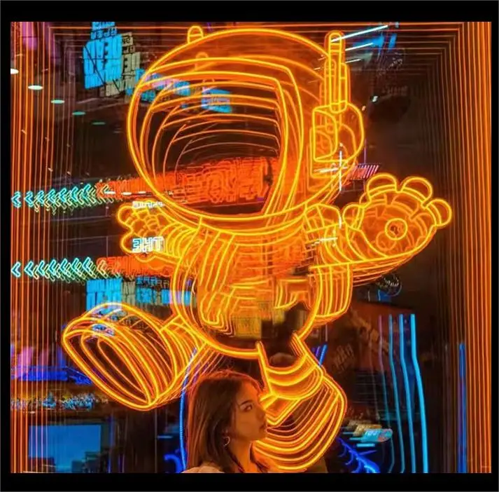 Melaleuca зеркальные неоновые фотообои светящиеся слова на заказ сетчатые красные