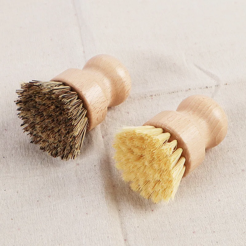 

Щетка для мытья кухни на основе бамбука Sisal Ebow Coir, кухонный горшок, инструменты для мытья посуды, 1 шт.