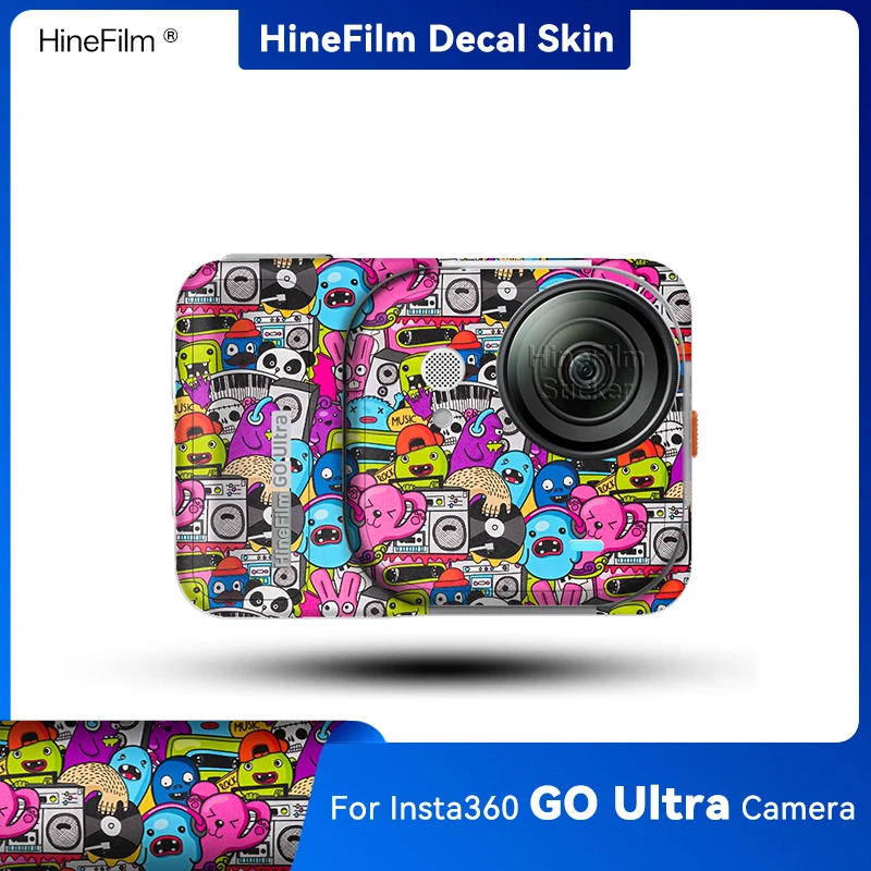 Фото Hinefilm Skin для Insta360 GO Ultra, наклейка для камеры, оберточная крышка, защитная наклейка для камеры goultra №1