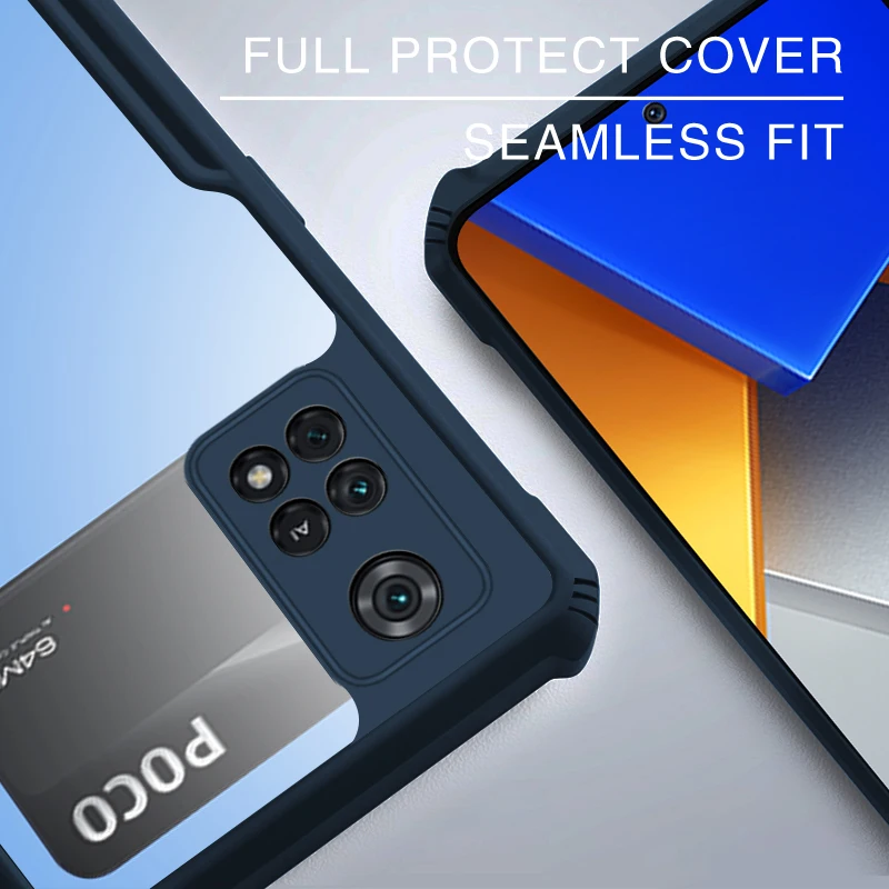rzants for xiaomi poco m4 pro 4g case slim cover casing camera protection small hole phone shell free global shipping