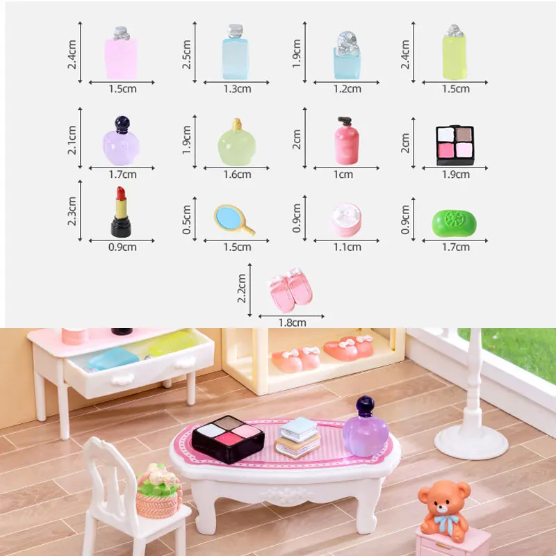 50 шт. микроландшафтная креативная имитация красоты макияж парфюм кукольный