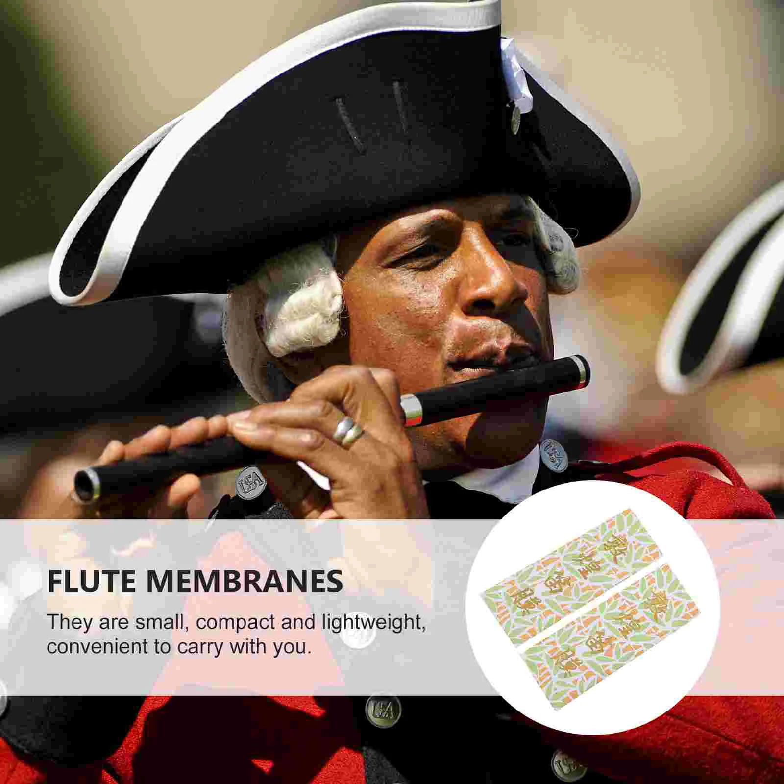 2 упаковки натуральной тростниковой мембранной флейты премиум-класса