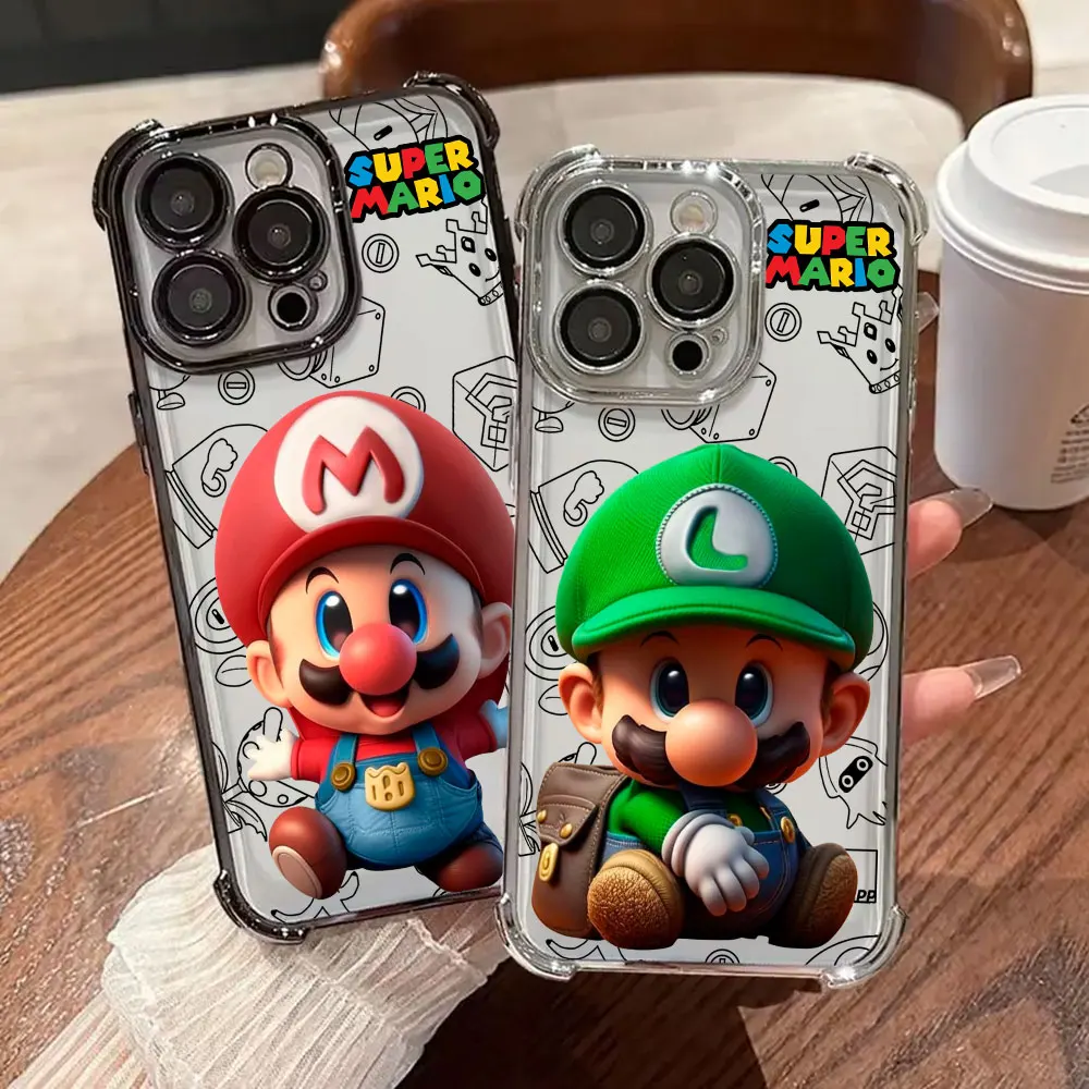 Фото Чехол для телефона с изображением Super M-Marios Bros для Xiaomi 17T 15T 14T Pro, чехлы Poco X6 X7 F5 F7 F8 Ultra M7 M8 X8 Pro Max, силиконовый чехол №2