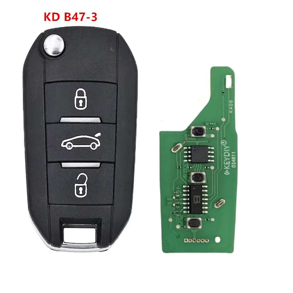 НОВОЕ ПРИБЫТИЕ! Оригинальный KEYDIY KD Smart Key Remote 3-кнопочный B Series B47-3 для