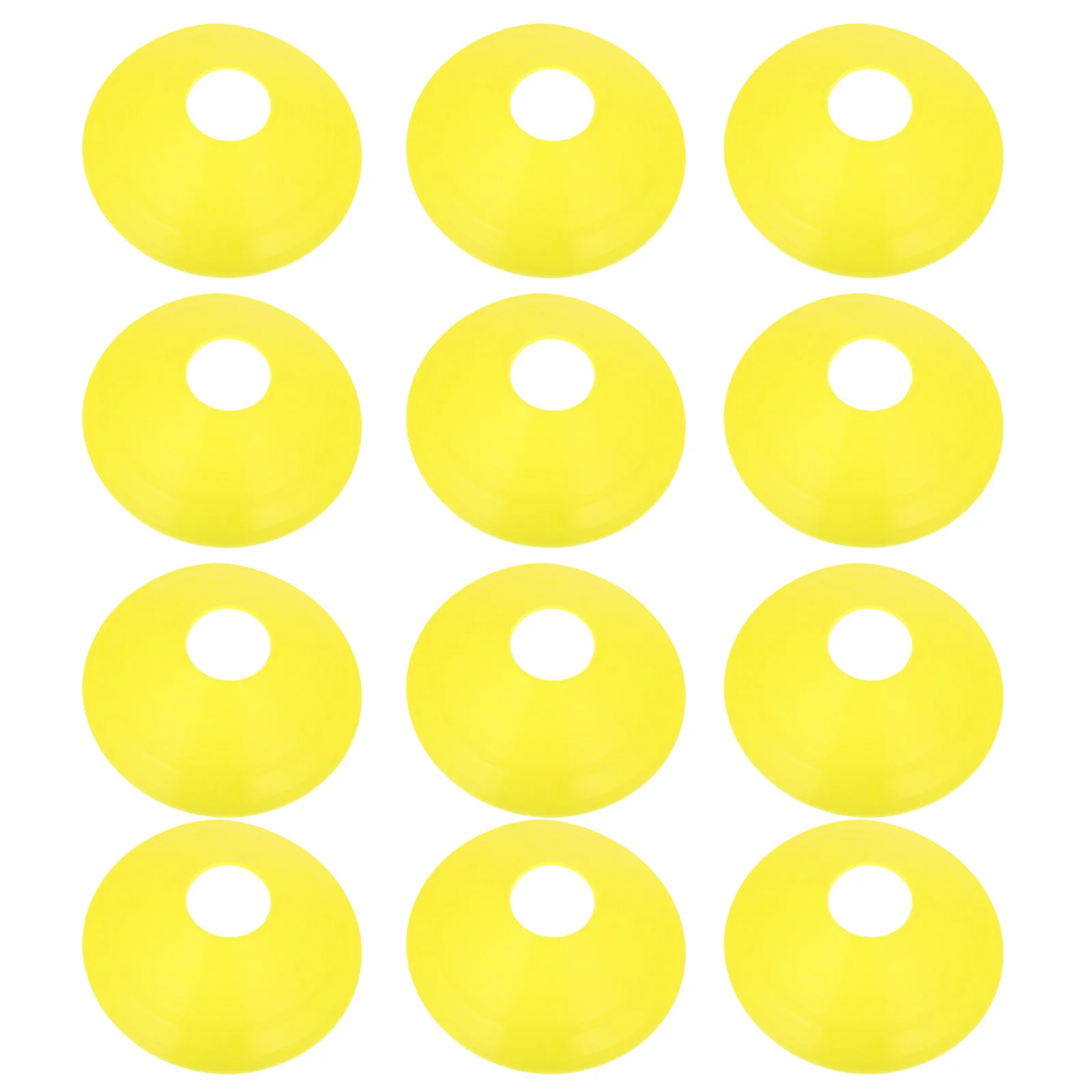 

12Pcs Professional Soccer Cones Training Disc Cones Multi-function Agility Cones