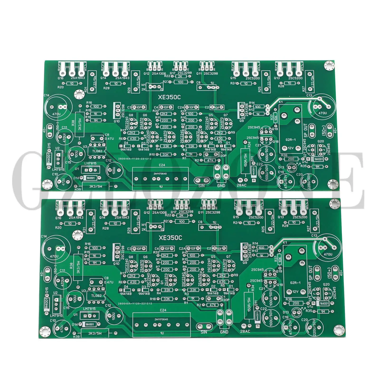 

One Pair XE350C Power Amplifier Board Bare PCB Base On Accuphase Amp (B6-34)