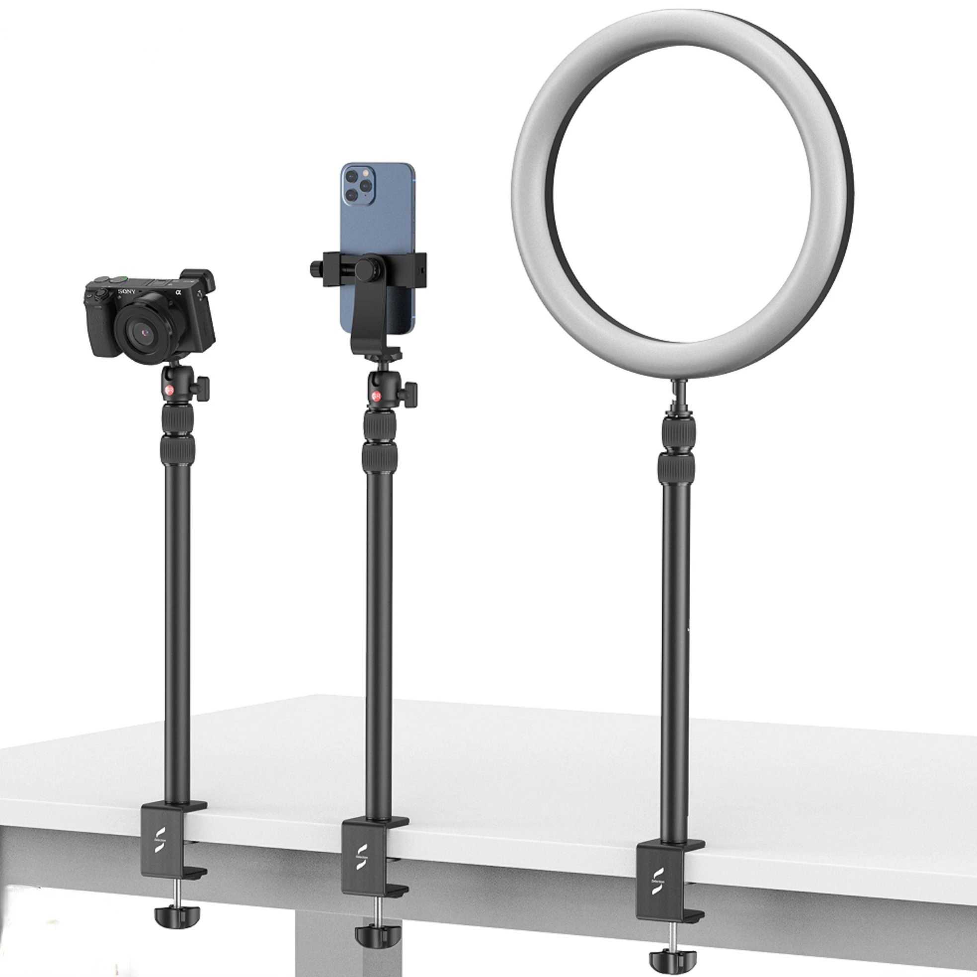 

Настольная подставка SmallRig с шариковой головкой 1/4 дюйма, 13-35,4 дюйма