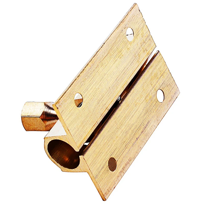 2 шт. 1 5-дюймовая длинная латунная дверная защелка болт с раздвижным замком золото