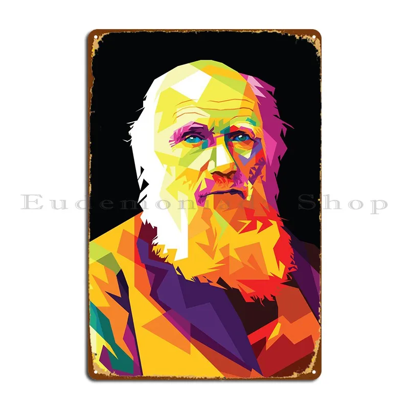 

Металлический фотоплакат Charles Darwin с эмблемой клуба паба