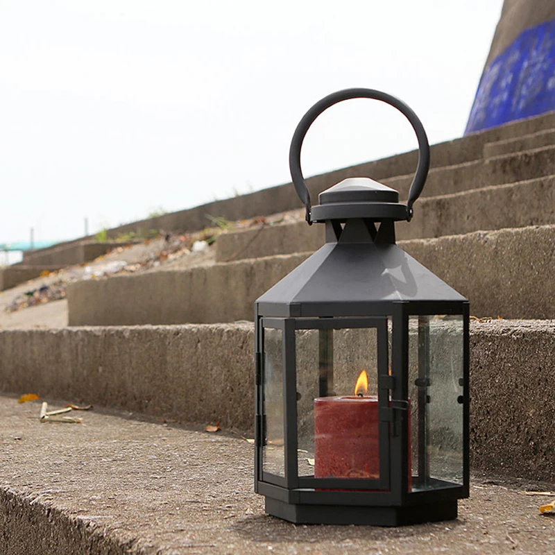 

Glass Aesthetic Iron Wedding Centerpieces Candle Holder Nordic Luxury Candle Holders Gold Minimalist Velas Home Decor GXR35XP