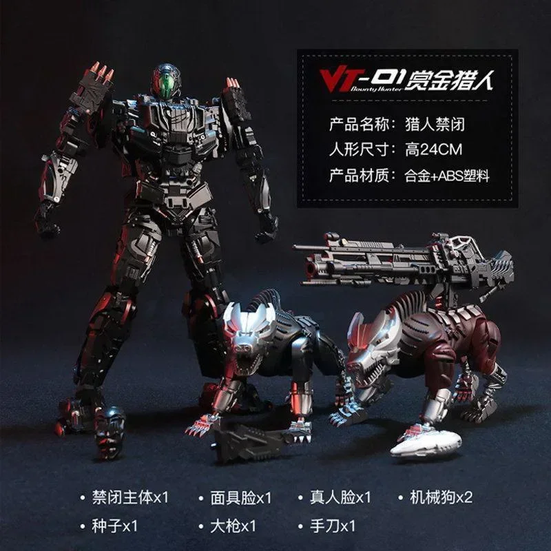 Трансформеры Toys Lockdown Фигурка VT01 VT-01 UT R01 BSL Два собаки Деформационный робот Аниме