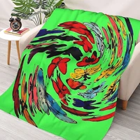 butterfly abstract surreal style psychedelic advertising print throw blanket 3d printed sofa bedroom decorative blanket children