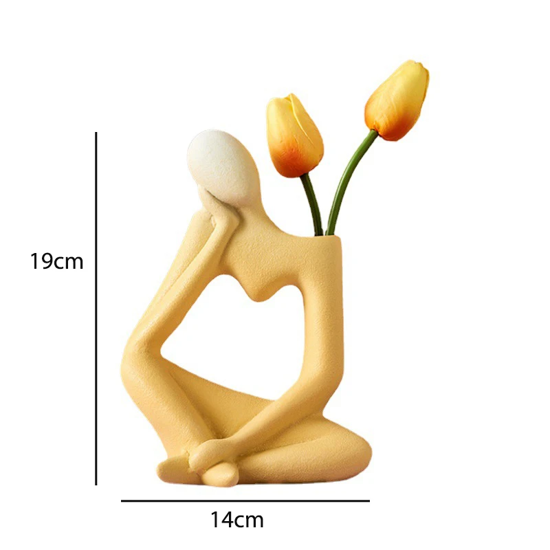 Керамическая ваза Ermakova искусственная декоративная домашний декор украшение для