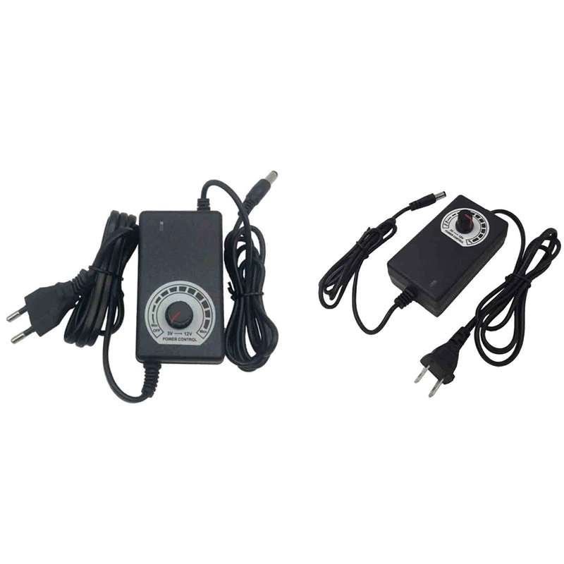 

Адаптер питания переменного/постоянного тока, регулируемый, 3 в, 9 В, 12 В, 2 А, универсальный адаптер питания переменного/постоянного тока от 220...