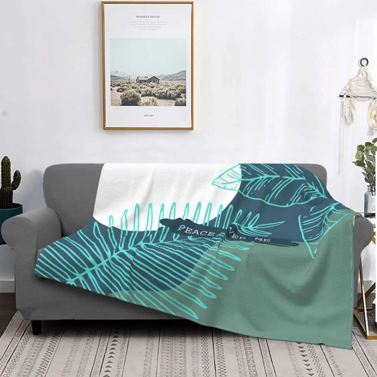 

Peace Over Me In Rainforest Blanket Bedspread On The Bed Soft Soft Bed Blanket Sofa Bed Baby Blanket