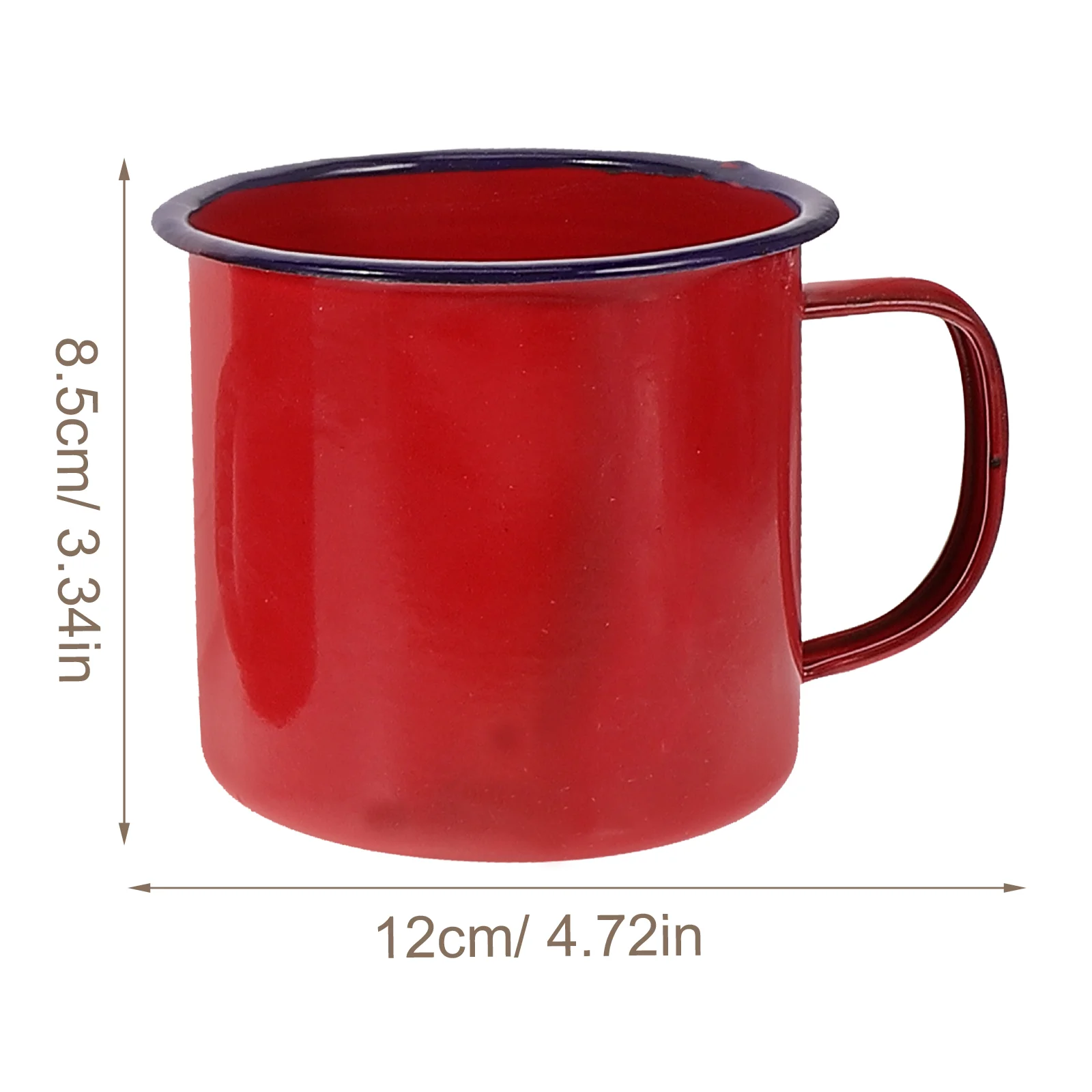 4 шт. эмалированная посуда кофейная кружка банка для чая чашка торта горячий