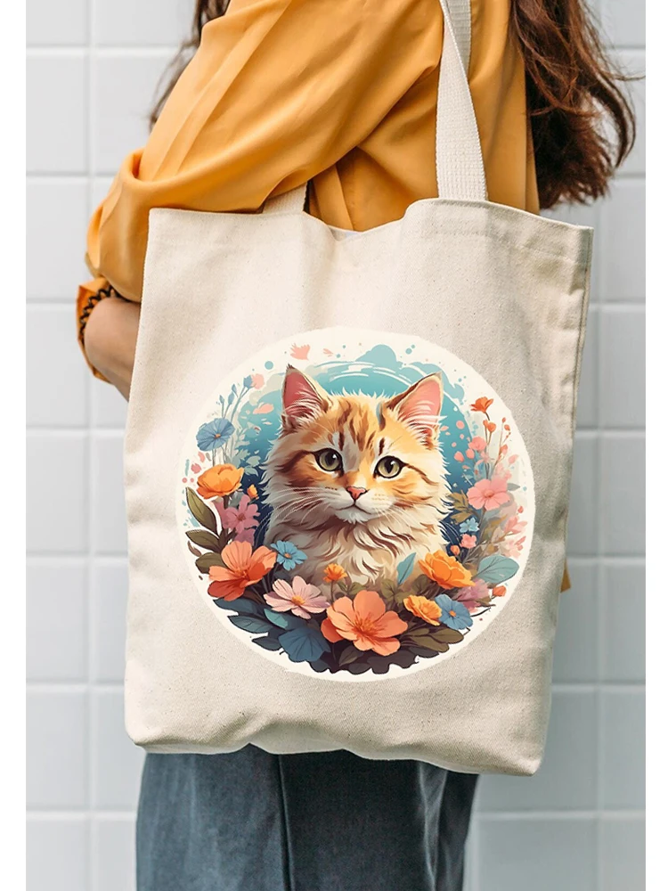 Рюкзак Холщовый унисекс повседневный вместительный милый ранец на плечо с