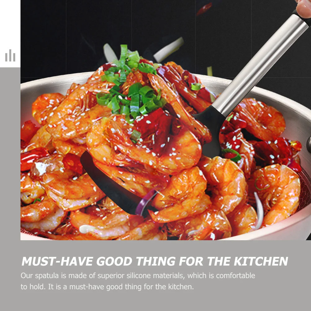 Лопатка силиконовая кухонная для приготовления яиц не прилипает набор утварей