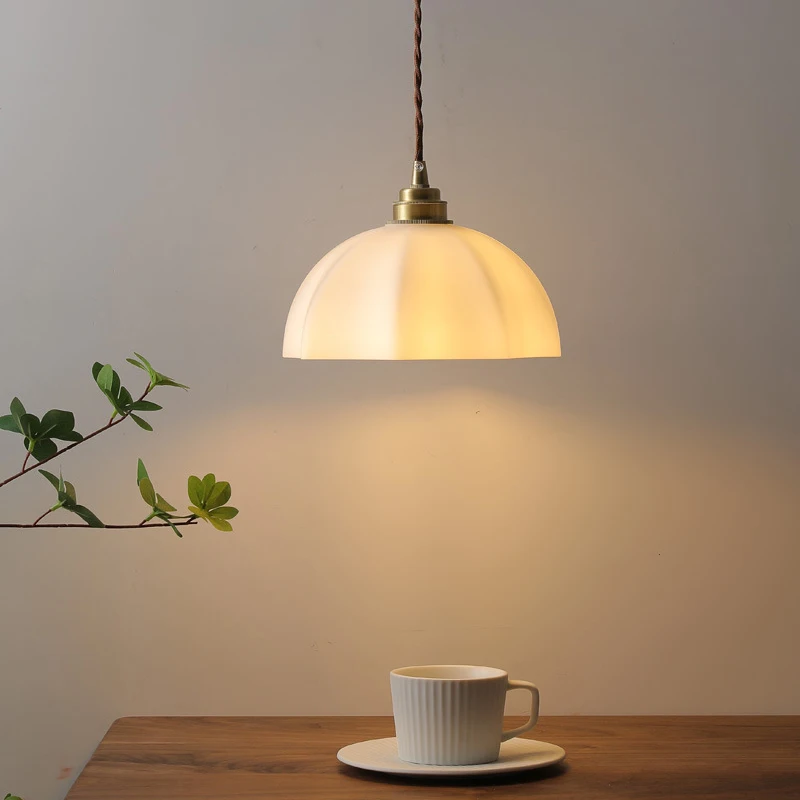 Nordic Hanging Light Loft Glass Lustre Pendant Lamp Modern Decor Lights Fixtures E27/E26 for Kitchen Dining Room Restaurant Lamp