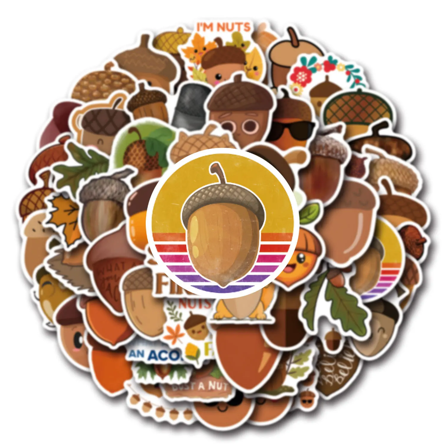 10/55 шт. наклейки для скейтборда гитары