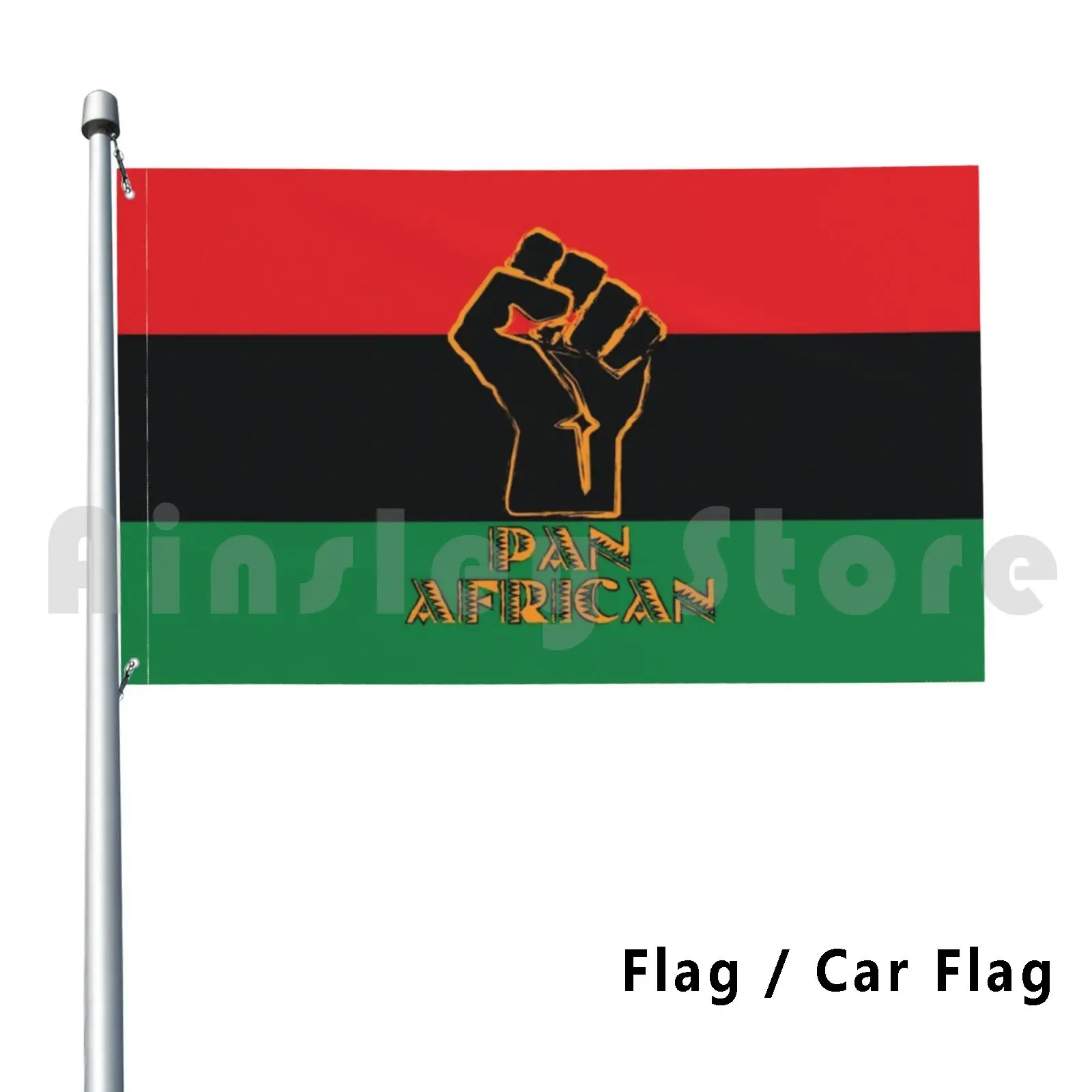 Pan-African Outdoor Decor Flag Car Pan Africanism Africa African Black Power American