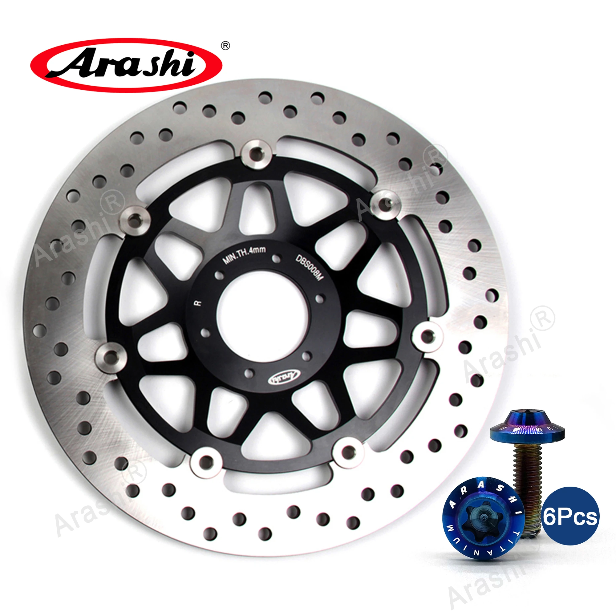 

ARASHI RS125GP CNC Front Brake Rotor Disc Disk For HONDA RS 125 GP 1991- 2005 1992 1993 1994 1995 1996 1997 1998 1999 2001 2002