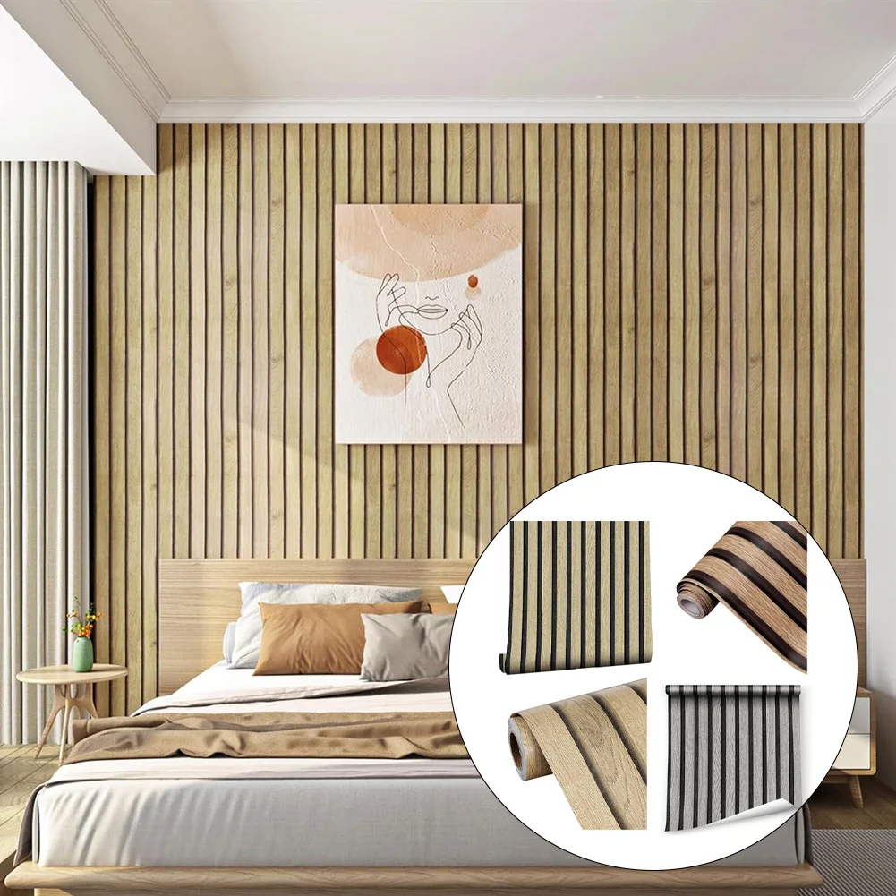 Для спальни 3D настенная панель деревянная наклейка щедрое покрытие долговечная