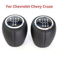 56 speed car pu leather gear shift knob for chevrolet chevy cruze 2008 2009 2010 2011 2012 2013 2014 cover handball accessories