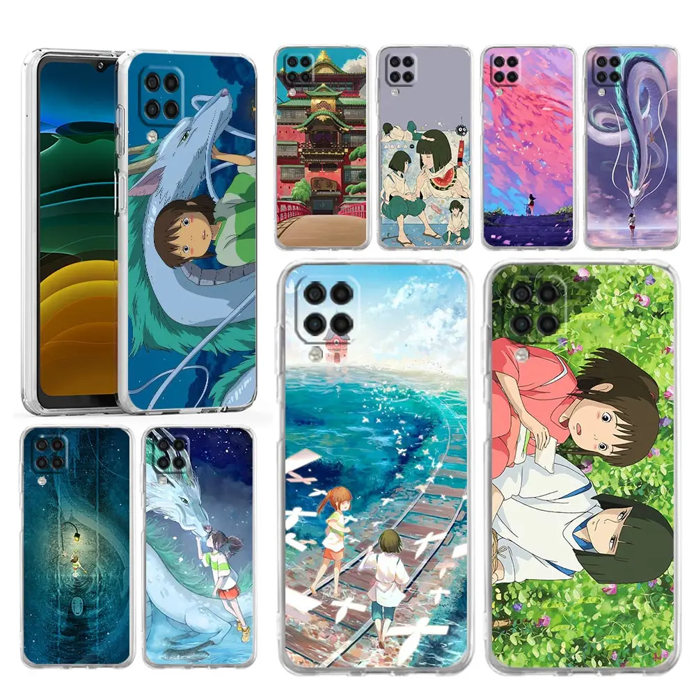 

Case For Samsung Galaxy A13 A23 A33 A53 A73 5G A51 A71 A21S A12 A11 A31 A41 A01 A03s A52 A32 A22 Cover Cute Spirited Away Anime