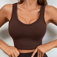 normov women tops sexy sports lingerie running push ups fitness bras yoga solid color women camisole crop top women 2022 summer