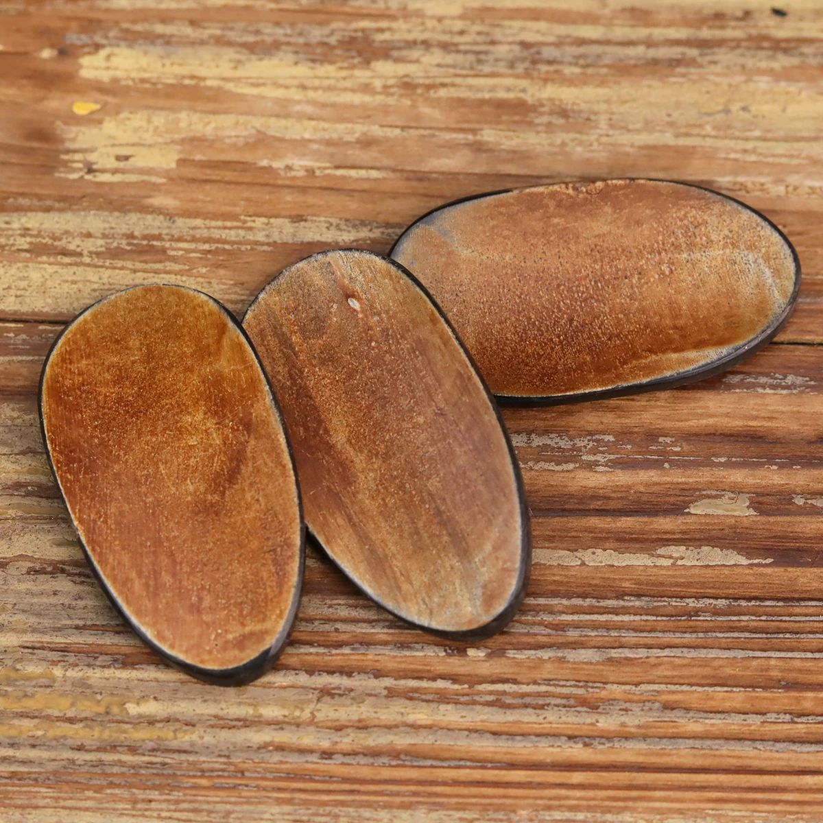 3 шт. большой декоративный натуральный рожок Швейные аксессуары прижженная