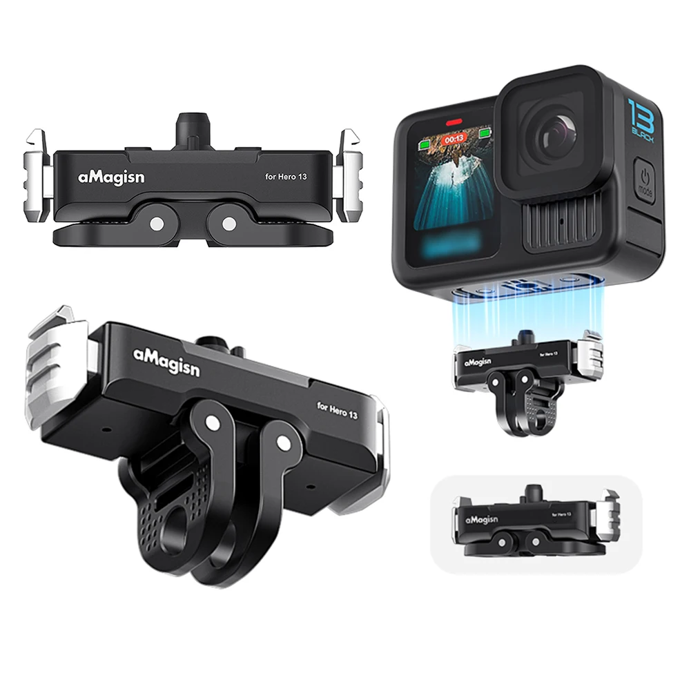 Магнитный быстросъемный адаптер для экшн-камеры Gopro 13 | AliExpress