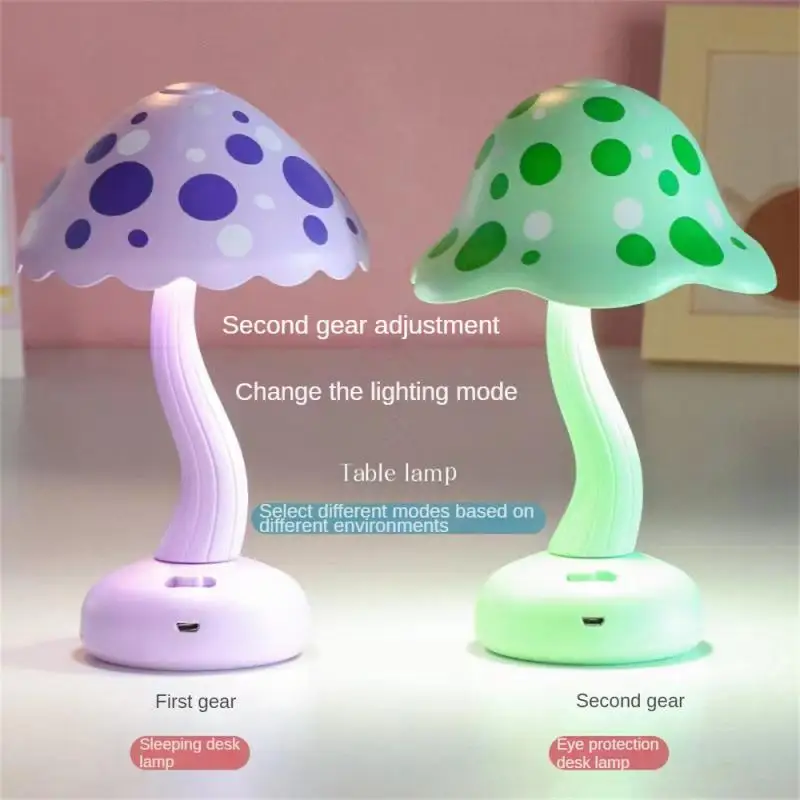 

Two Level Adjustable Desk Lamp Home Night Light Cartoon Lighting Atmosphere Lamp Usb Rechargeable Lamp Led Living Room Bars Cute