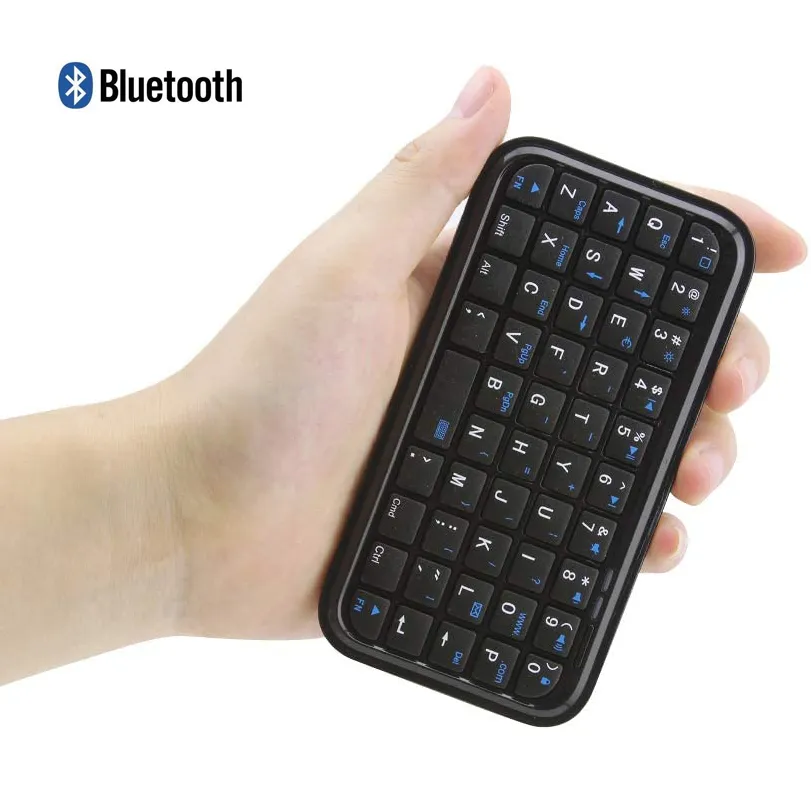 Tastiera Bluetooth 3.0 Mini tastiera Wireless da viaggio sottile ricaricabile piccola tastiera portatile a 49 tasti per tablet Smartphone