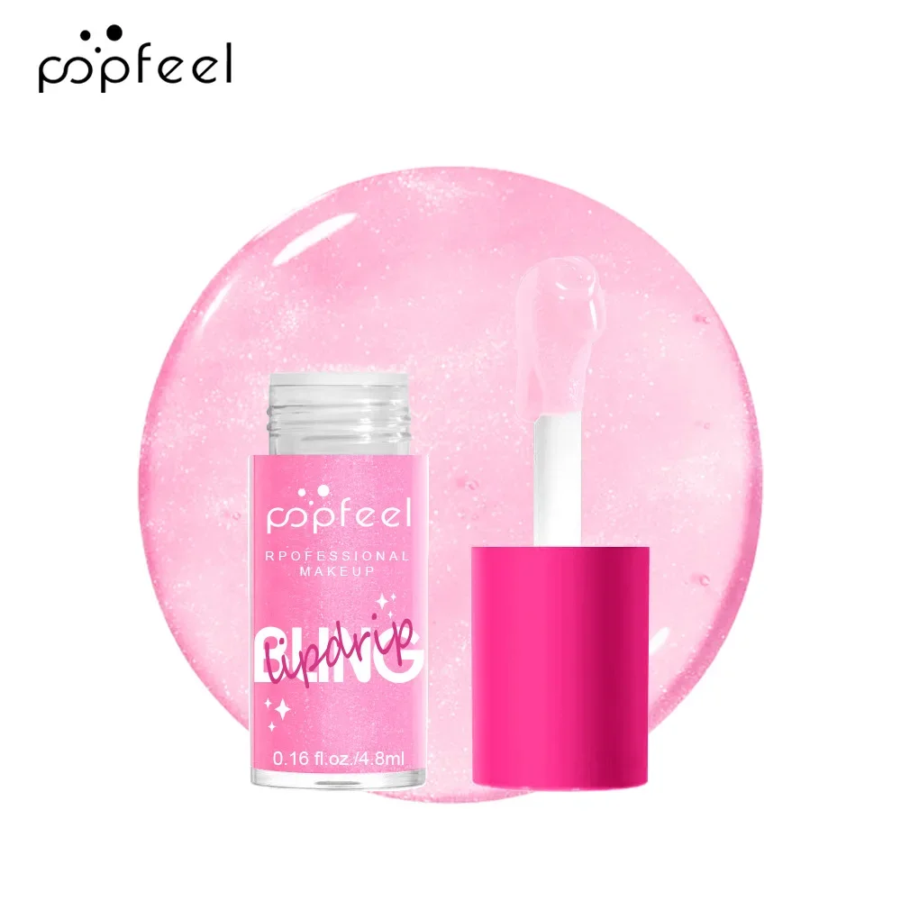 Самая продаваемая жидкая помада Popfeel с бриллиантами меняющая цвет макияж