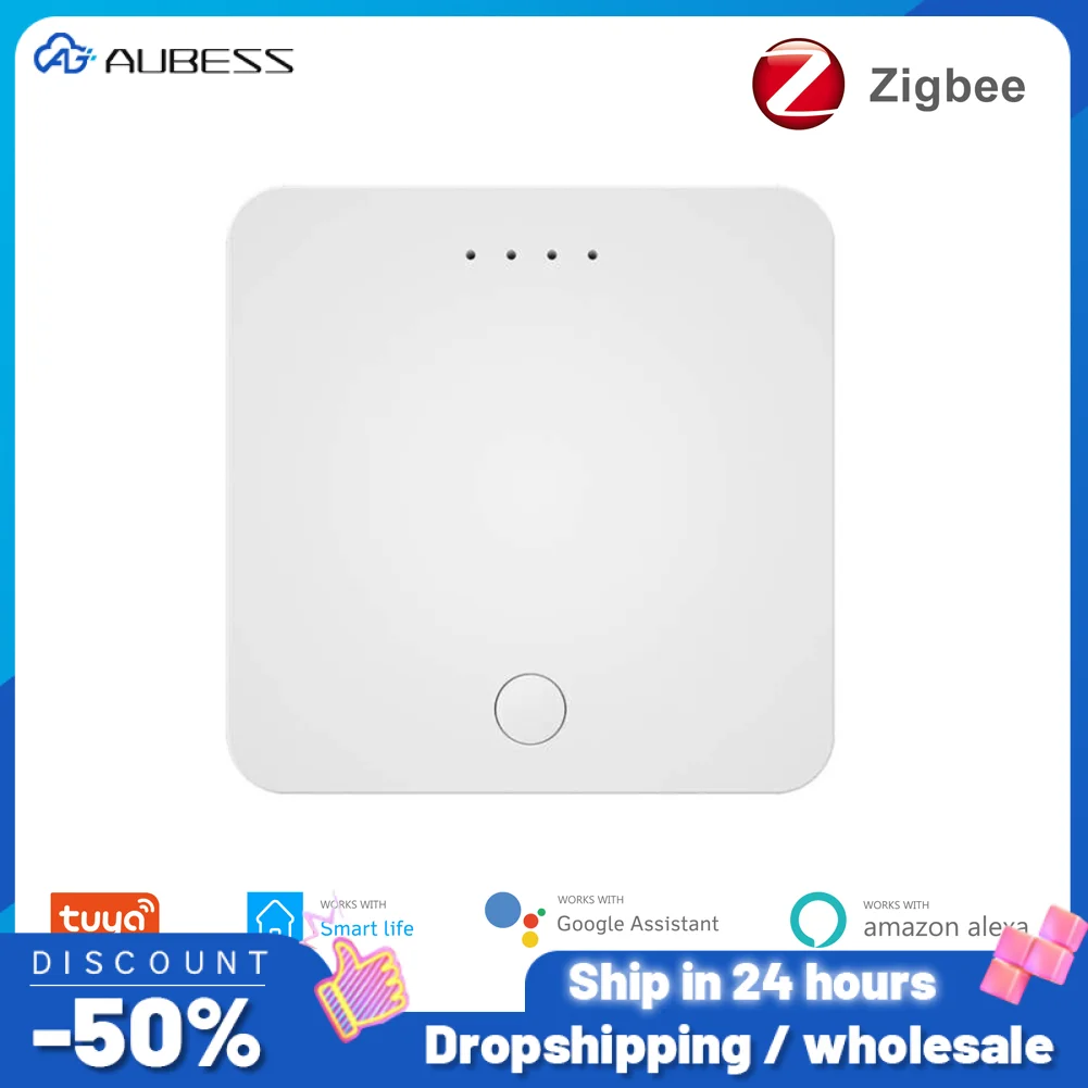 

Tuya ZigBee 3.0 Smart Hub, Wired Gateway Bridge For App Voice Remote Control, Works With Alexa Google Home Assistant Smart Home