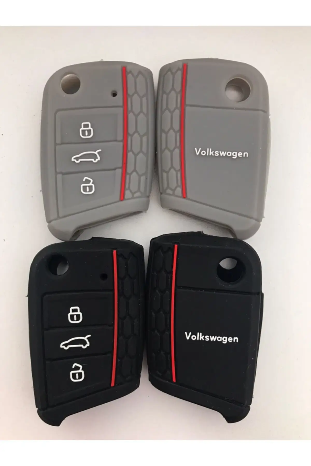 

OEM Golf Jetta Passat Polo Scirocco Amarok Tiguan T-roc Tiguan Silicone Protection Cover Black And Gray Color