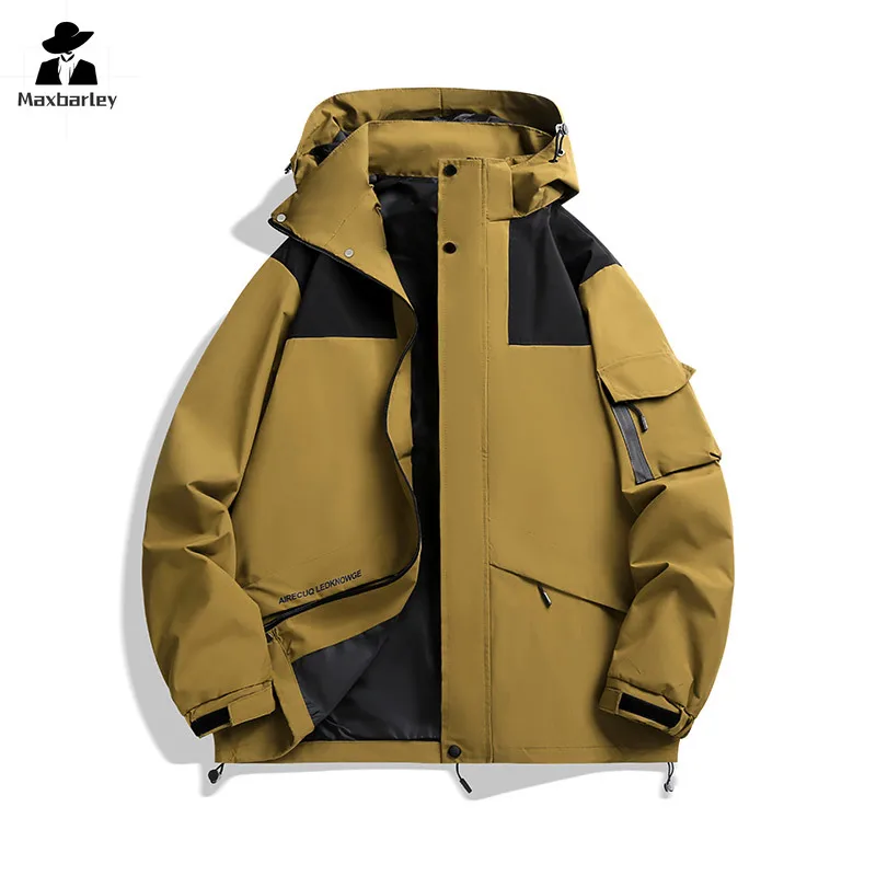 Куртка с несколькими карманами для мужчин и женщин весенне-осенняя повседневная