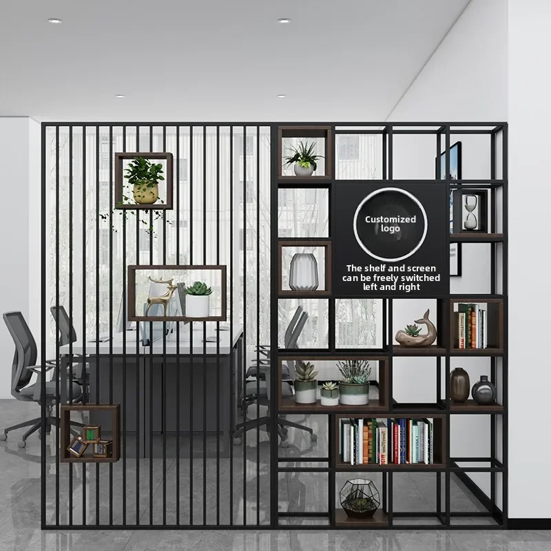 Фото Компания Tieyi Grille: книжные полки из массива дерева, выставочные стенды, офисные перегородки-полки. №5