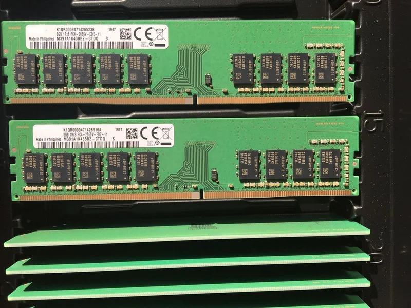

Оперативная память 8G 1RX8/2RX8 PC4-2666V-ED2-11 DDR4 2666 Pure ECC UDIMM