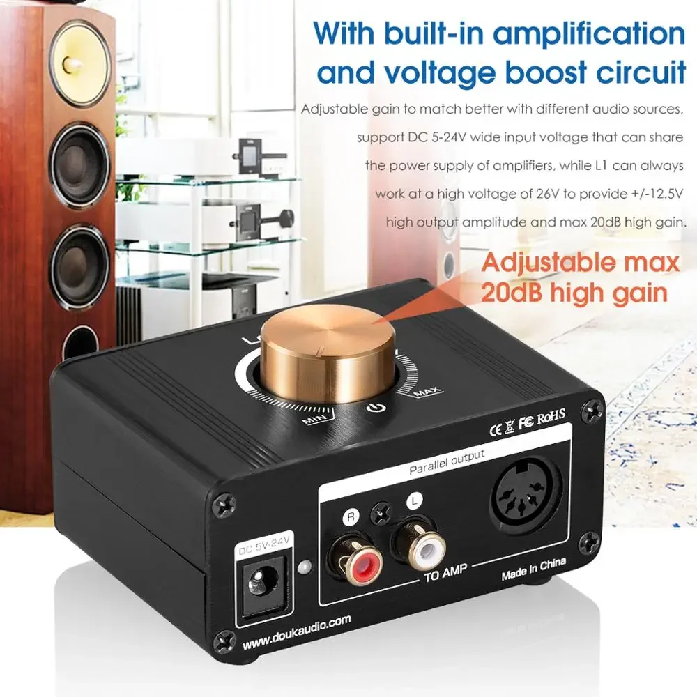 Douk Audio L1 Mini Цифровой Предусилитель Звука