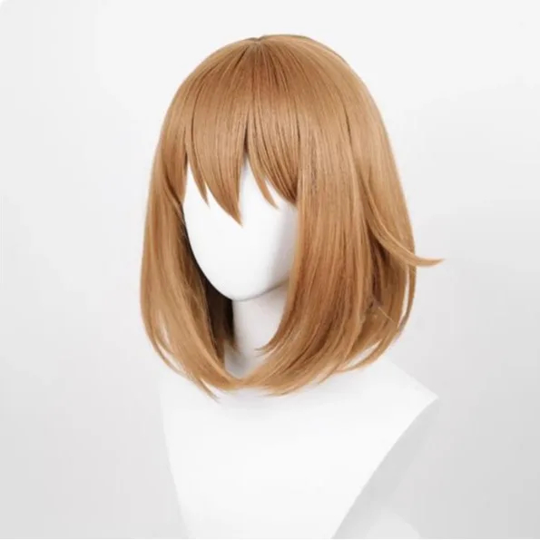 Парик для косплея из аниме Mahiru Kouzuki Yoru no Kurage wa Oyogenai женские короткие волосы