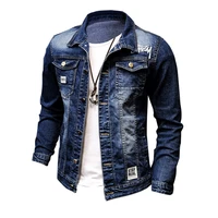 wholesale 2022 autumn winter washing male korean youth casual teenagers hip hop jacket denim clothes embroidery male coat men