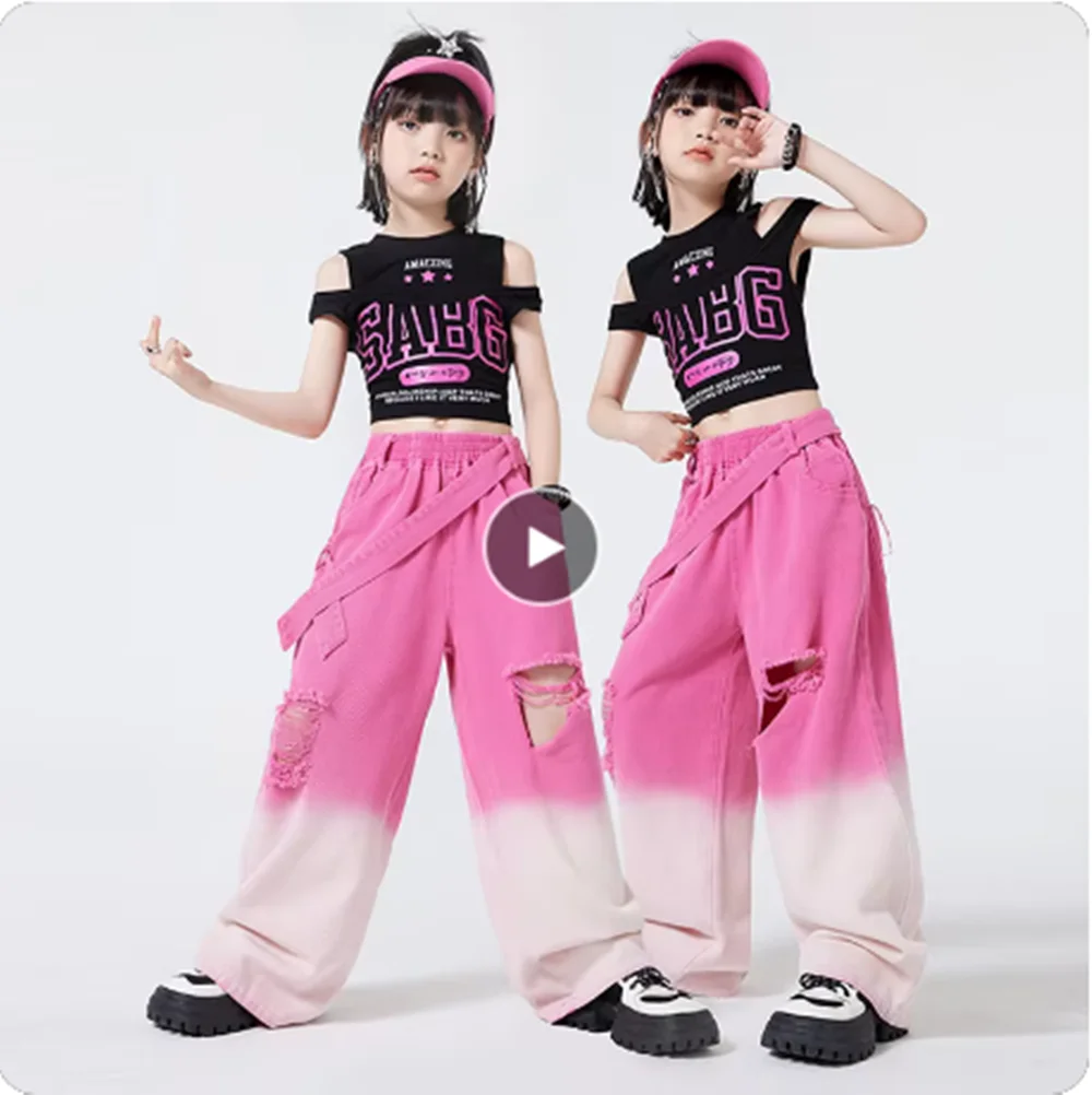 Костюм джазовый для девочек Детский костюм танцев и представлений в стиле