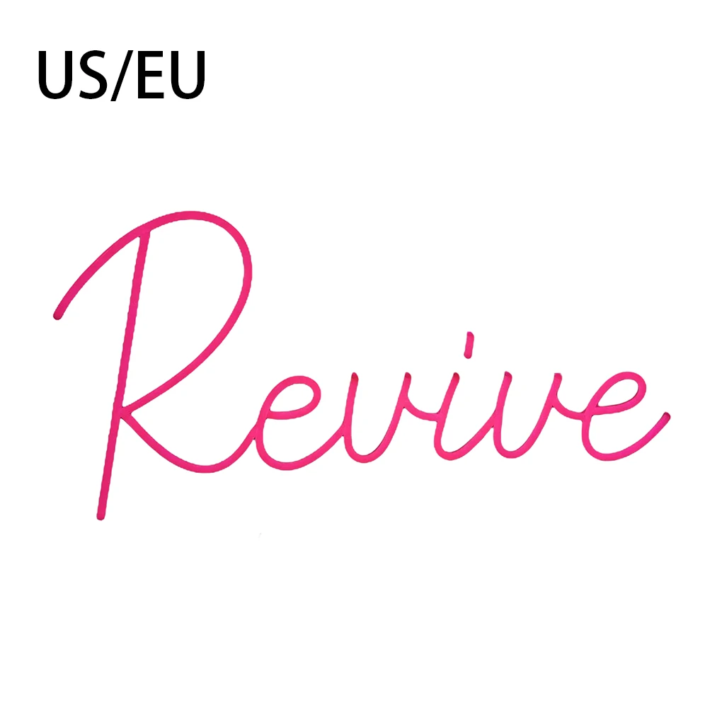 

Neon Light Adjustable Brightness Durable Letter Shape Lamp Easy to Install Energize Lighting Accessory Wall Pink 1
