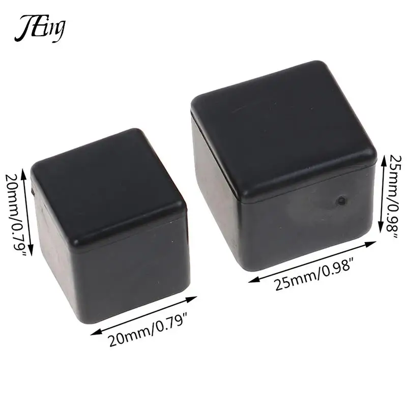 

10 шт., Нескользящие квадратные силиконовые колпачки для мебельных ножек