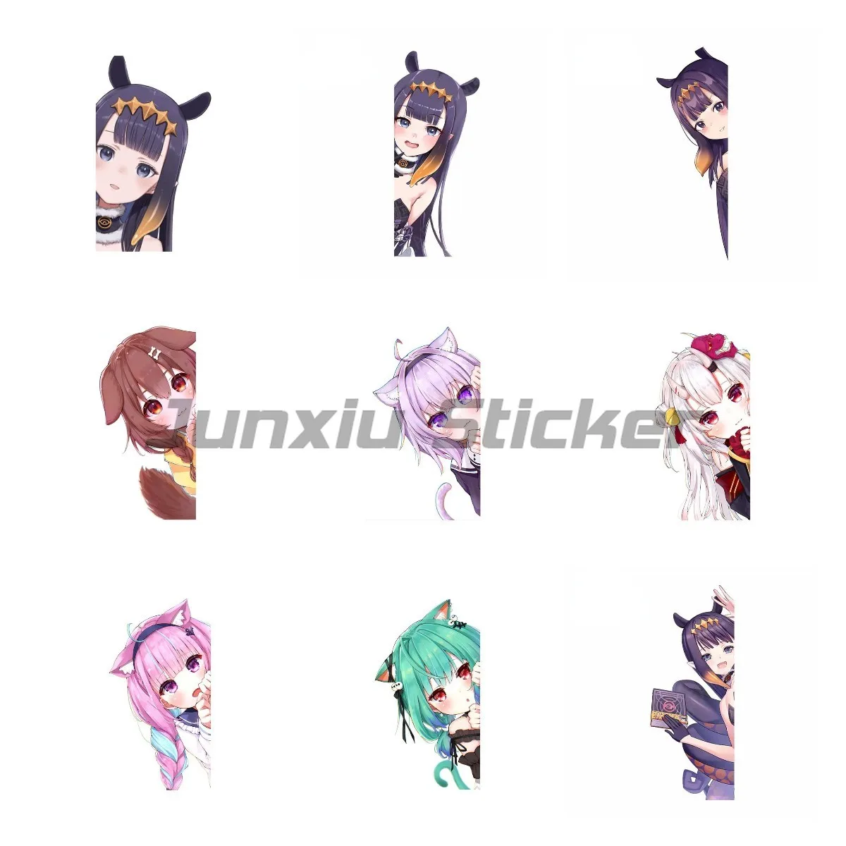 

Hololive Ninomae Inanis Peek Car Stickers Vinyl Car Wrap Decal Waterproof Campervan Motorcycle RV